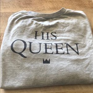 ❤️5for$30❤️ His Queen Crew Neck